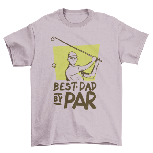 Best Dad Golf Graphic T-Shirt
