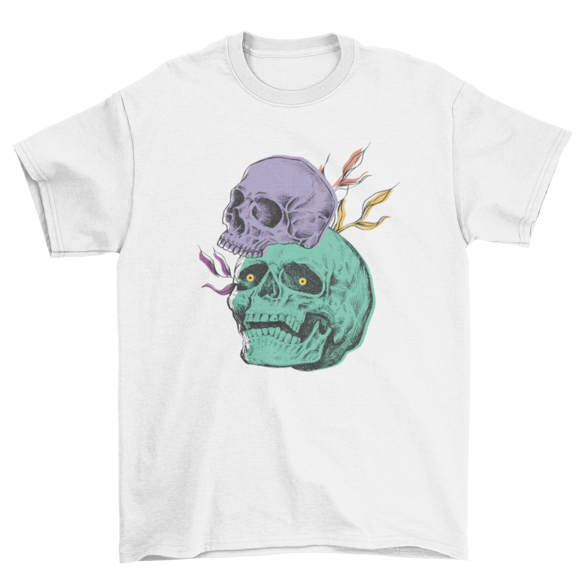 Creepy Skulls Halloween Tee