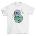 Creepy Skulls Halloween Tee