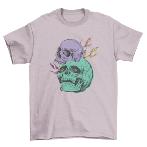 Creepy Skulls Halloween Tee