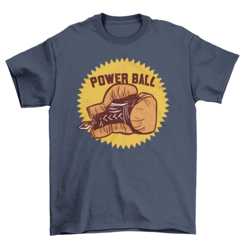 T-shirt citation gant de boxe