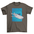 Whale Shark Swimming Graphic T-Shirt