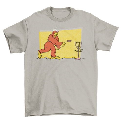 Bigfoot Disc Golf Graphic T-Shirt