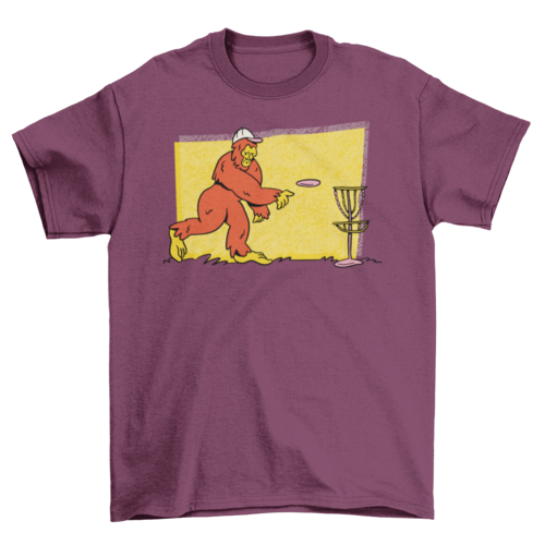 Bigfoot Disc Golf Graphic T-Shirt