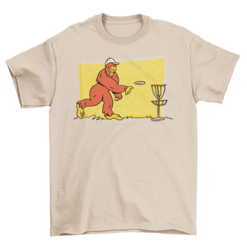 Bigfoot Disc Golf Graphic T-Shirt