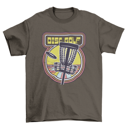 Disc Golf Retro Videogame T-Shirt