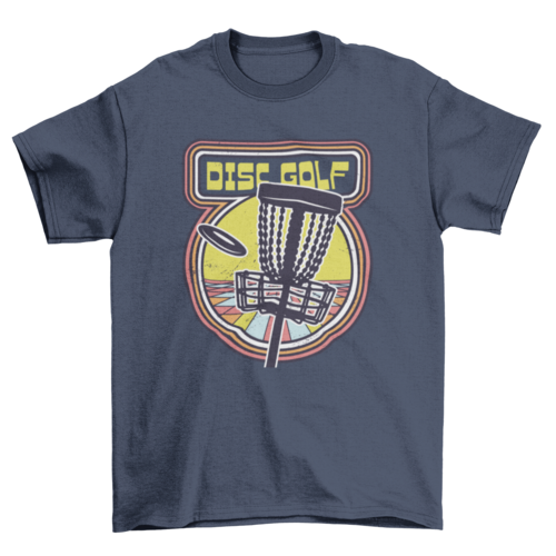 Disc Golf Retro Videogame T-Shirt