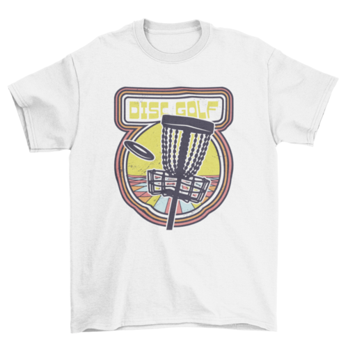 Disc Golf Retro Videogame T-Shirt