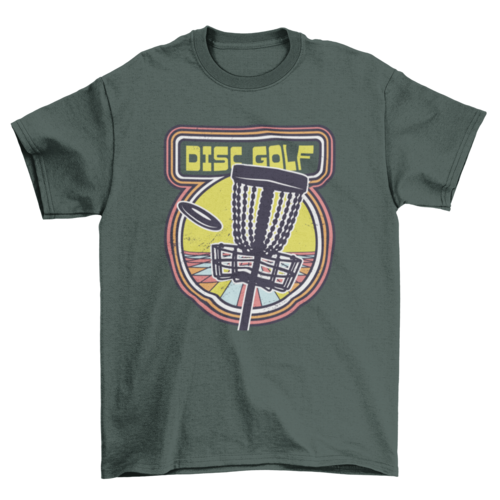 Disc Golf Retro Videogame T-Shirt