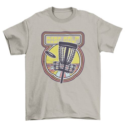 Disc Golf Retro Videogame T-Shirt
