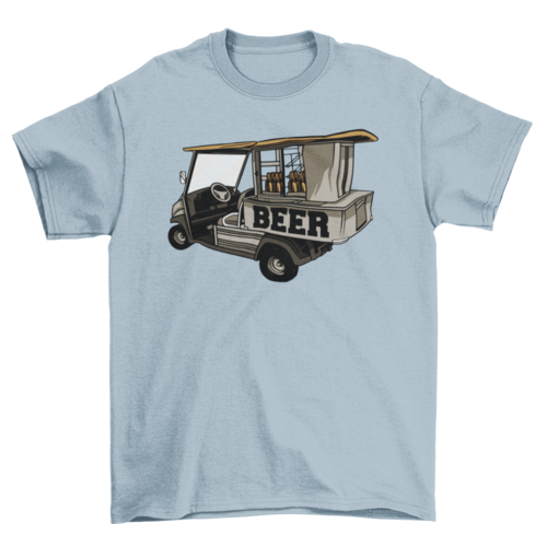 Golf Cart Beer Funny T-Shirt