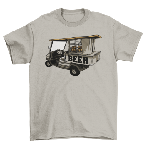 Golf Cart Beer Funny T-Shirt