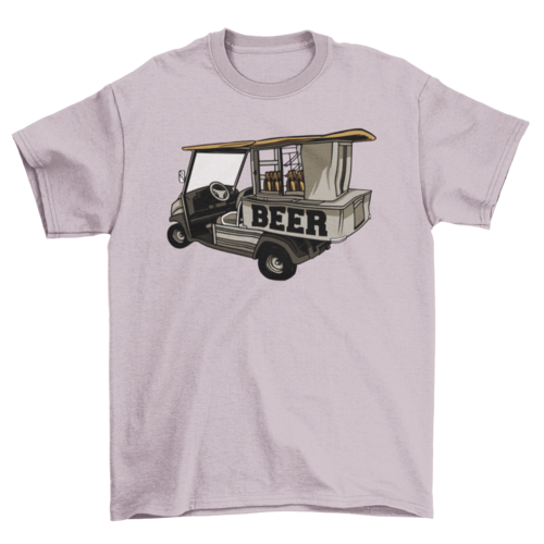 Golf Cart Beer Funny T-Shirt