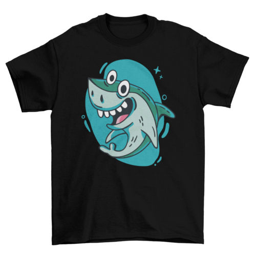 Cartoon Shark Sea Animal T-Shirt
