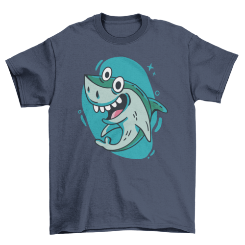 Cartoon Shark Sea Animal T-Shirt
