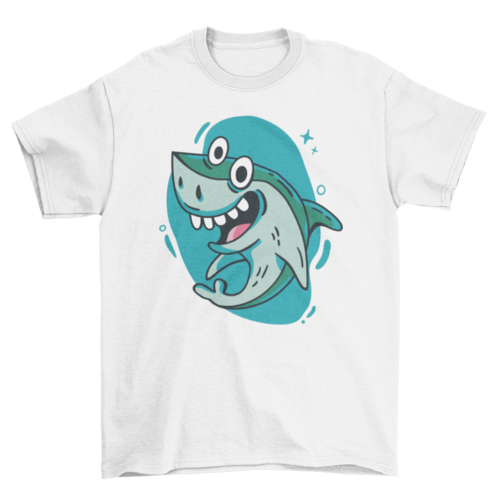 Cartoon Shark Sea Animal T-Shirt