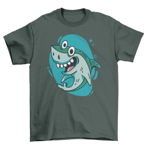 Cartoon Shark Sea Animal T-Shirt