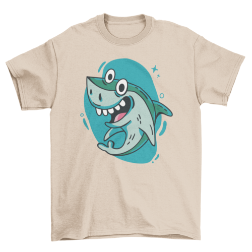 Cartoon Shark Sea Animal T-Shirt