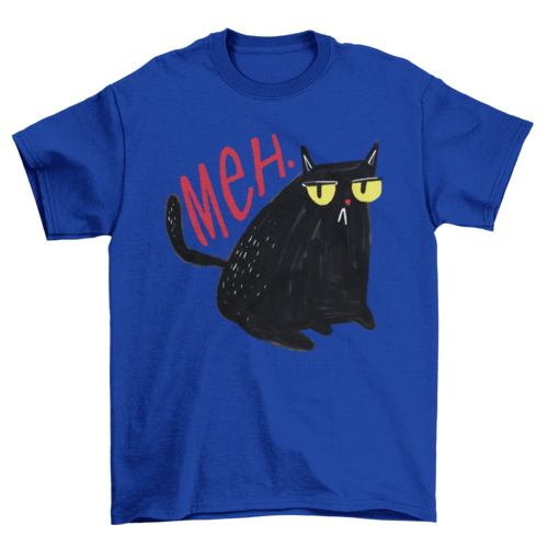 Unimpressed Black Cat T-shirt