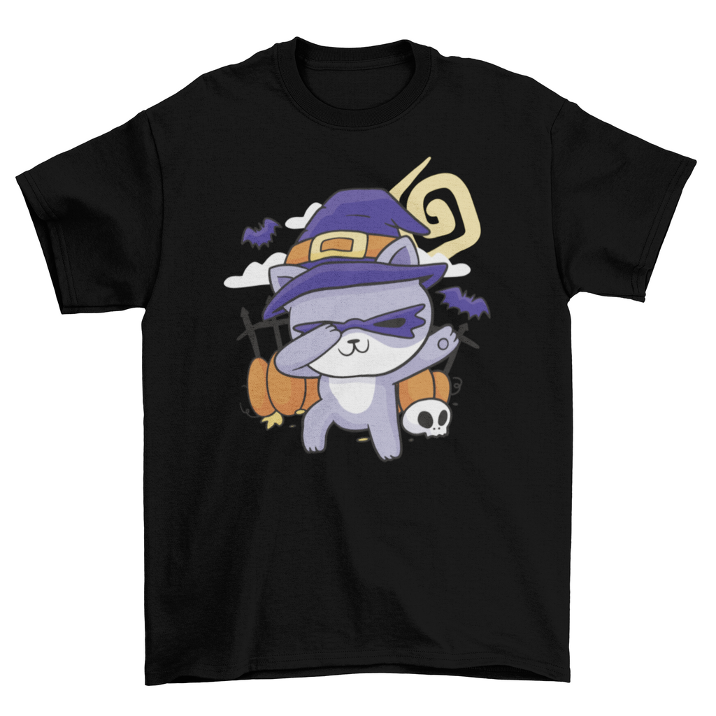 Dabbing Cat Halloween Tee