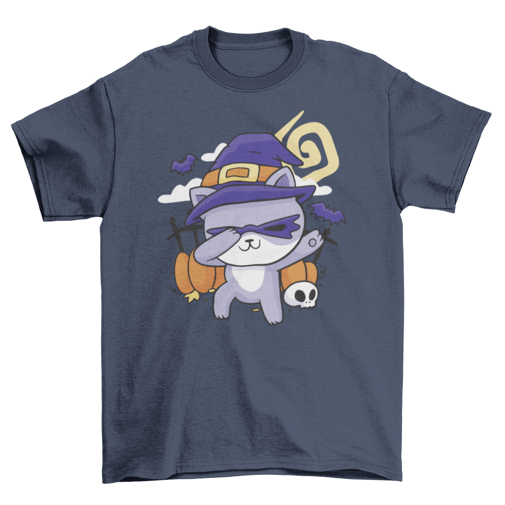 Dabbing Cat Halloween Tee