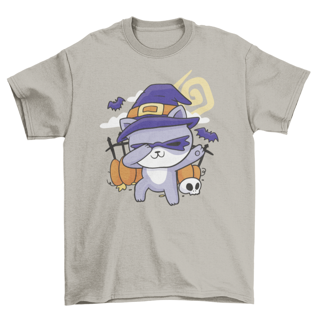 Dabbing Cat Halloween Tee
