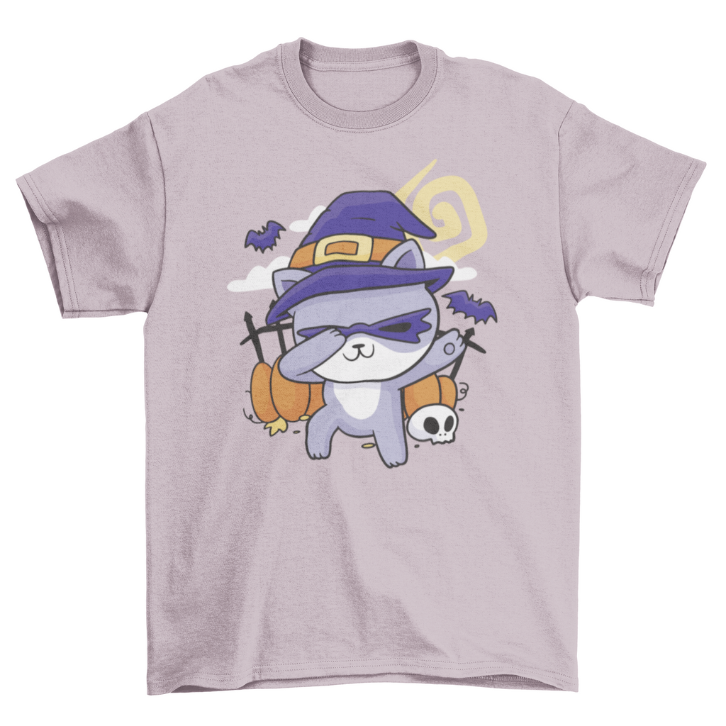 Dabbing Cat Halloween Tee