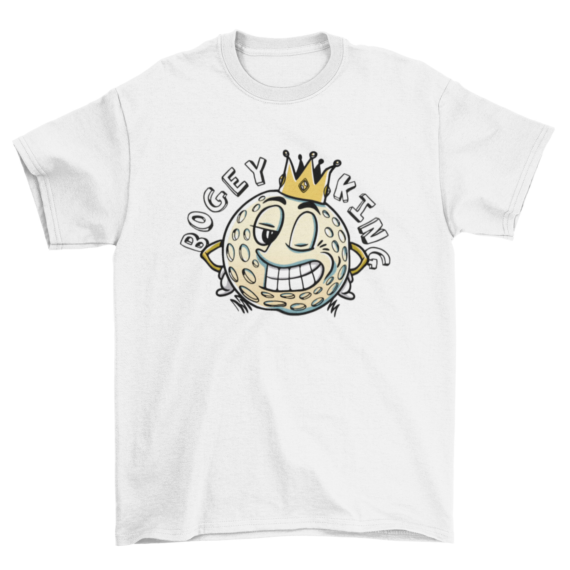 Golf Ball Crown Cartoon T-Shirt