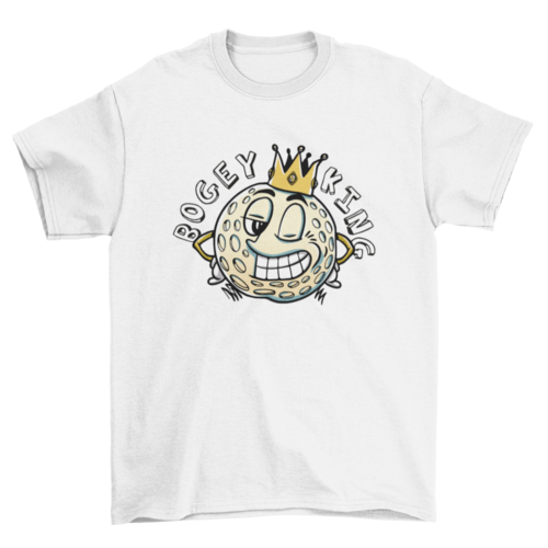 Golf Ball Crown Cartoon T-Shirt
