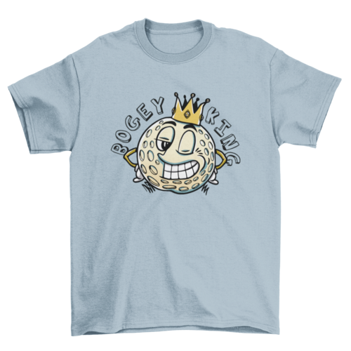 Golf Ball Crown Cartoon T-Shirt