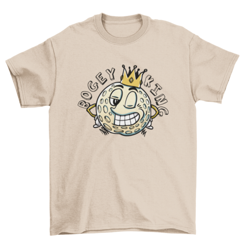 Golf Ball Crown Cartoon T-Shirt