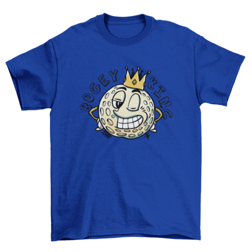 Golf Ball Crown Cartoon T-Shirt