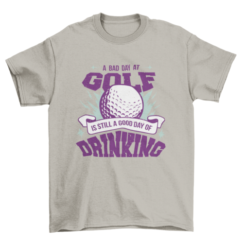 A Bad Day at Golf Funny T-Shirt