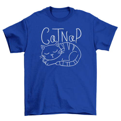 Cat Taking a Nap T-shirt