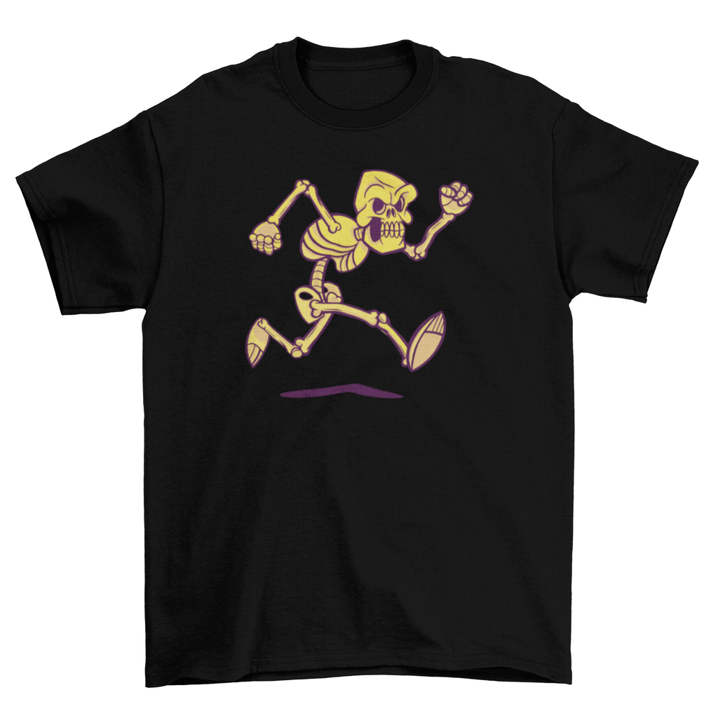 Running Skeleton Halloween Tee