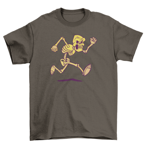 Running Skeleton Halloween Tee