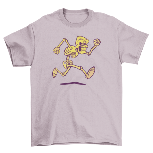 Running Skeleton Halloween Tee