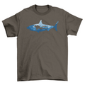 Scuba Diving Shark Graphic T-Shirt