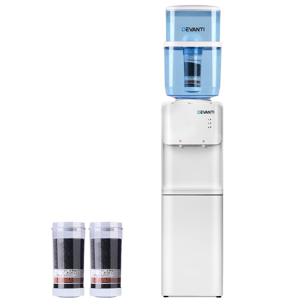 22L Hot and Cold Water Cooler Dispenser with Purifier