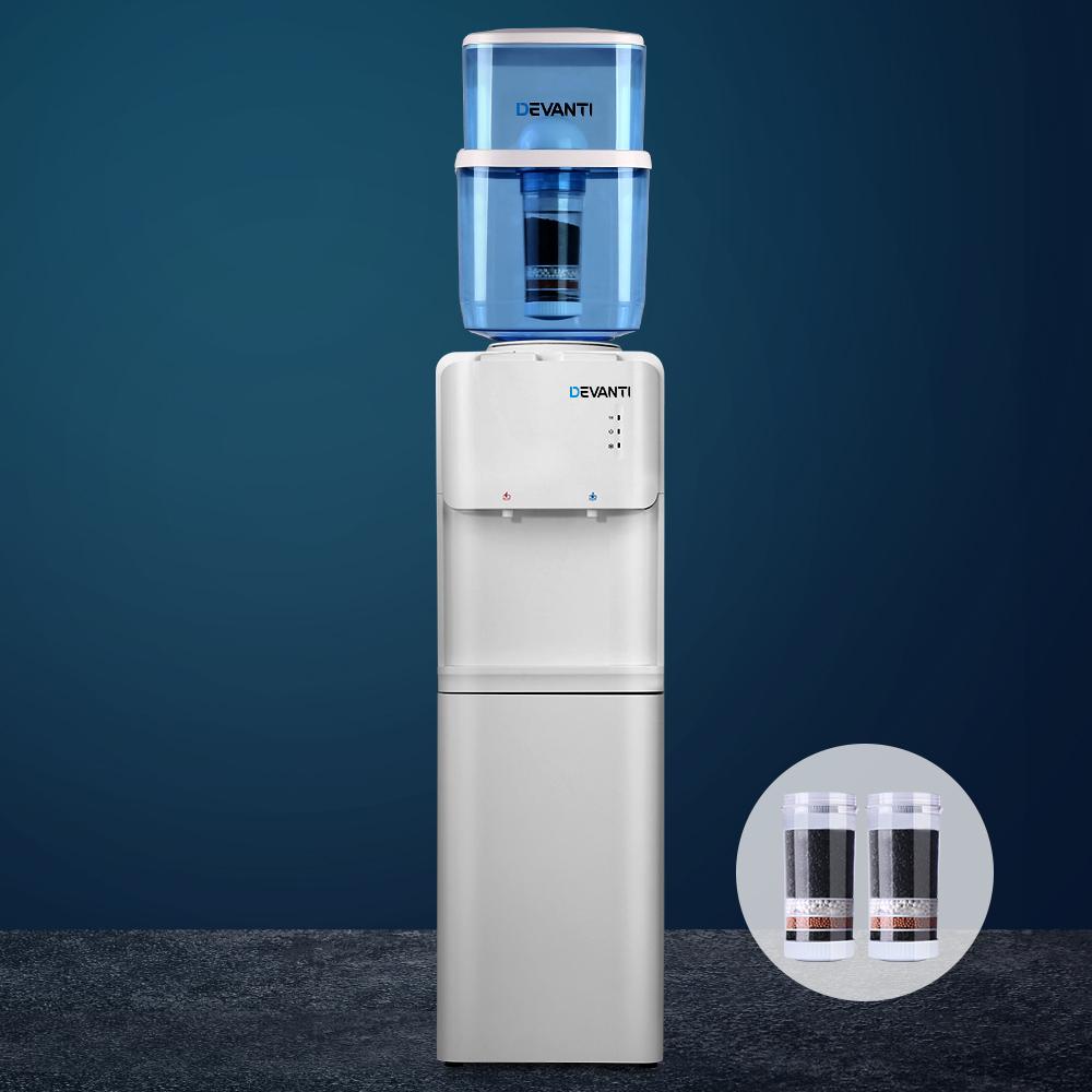 22L Hot and Cold Water Cooler Dispenser with Purifier