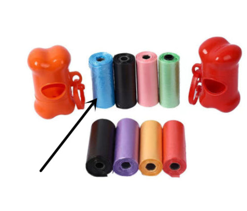 Sacs à déjections canines, rouleaux de sacs à déchets