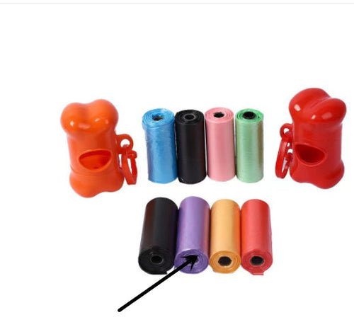 Sacs à déjections canines, rouleaux de sacs à déchets