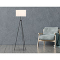 Mid-Century Tripod Floor Lamp for Living Room