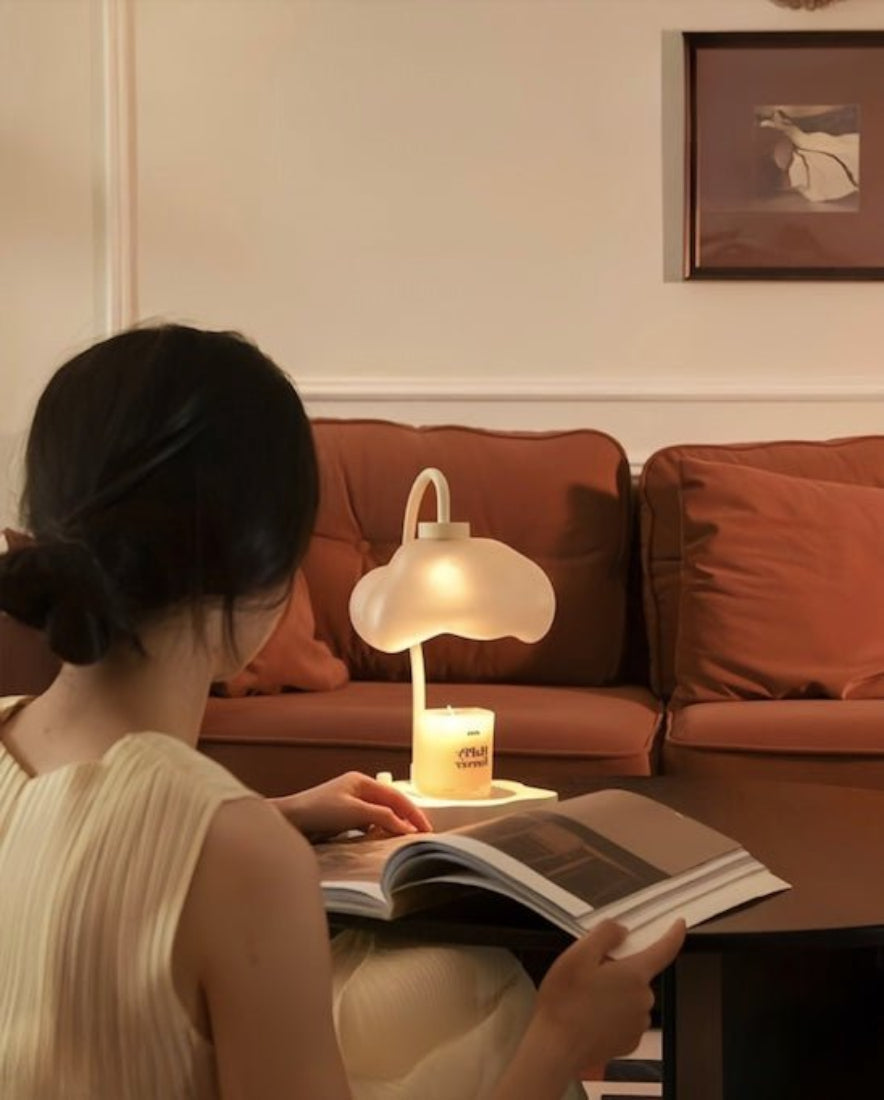 Cloud Candle Warmer Lamp with Timer