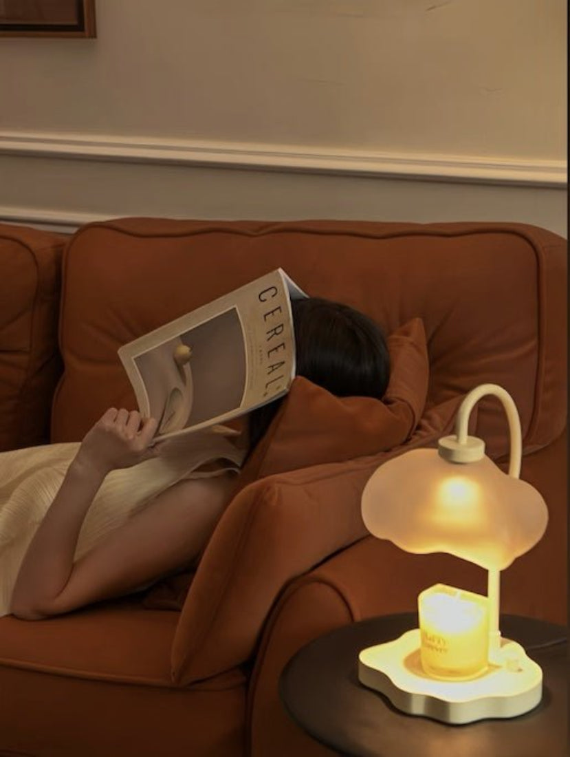 Cloud Candle Warmer Lamp with Timer