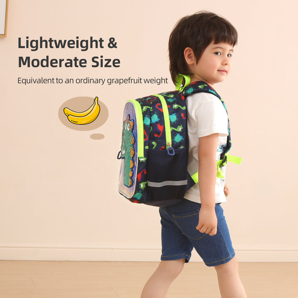 Dinosaur Sequin Kids Backpack