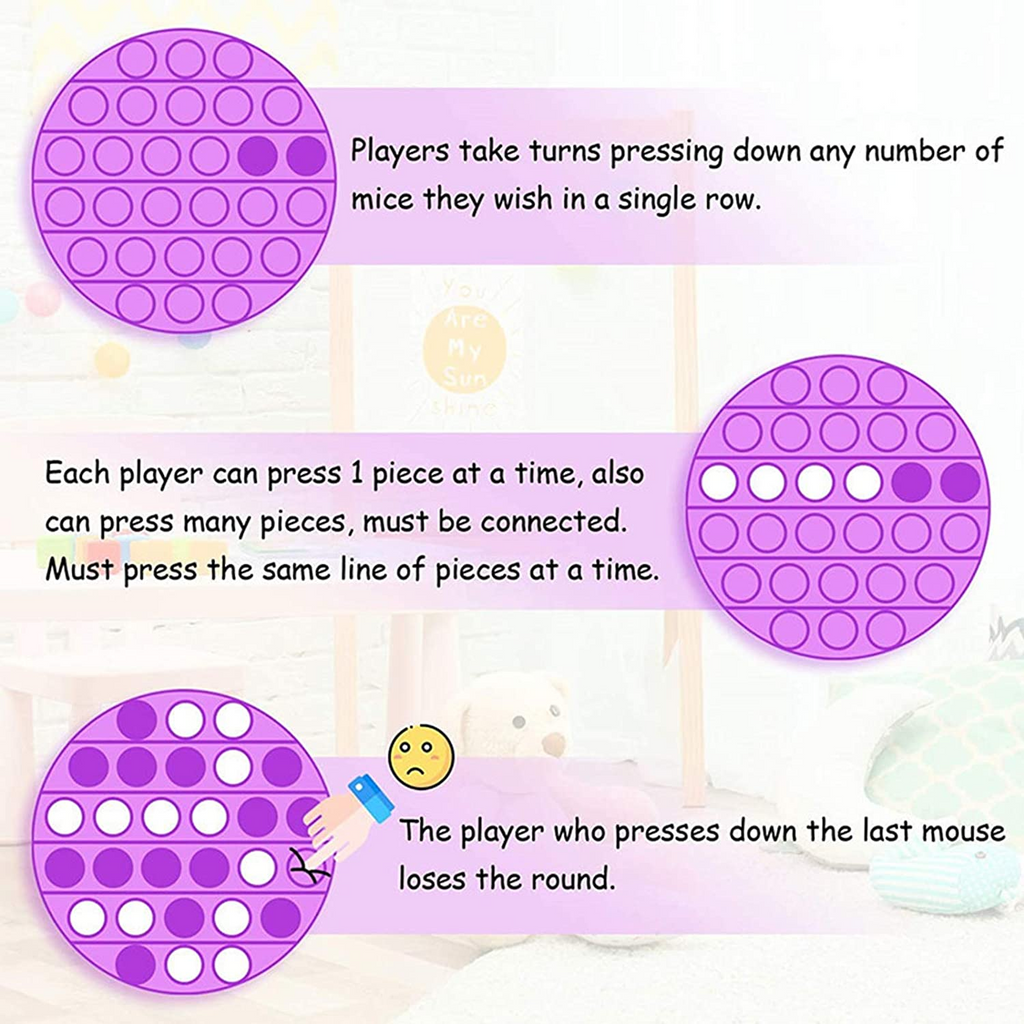 Pop It Push Bubble Fidget Sensory Toy