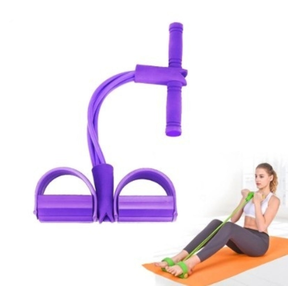 Resistance Band with Foot Pedal