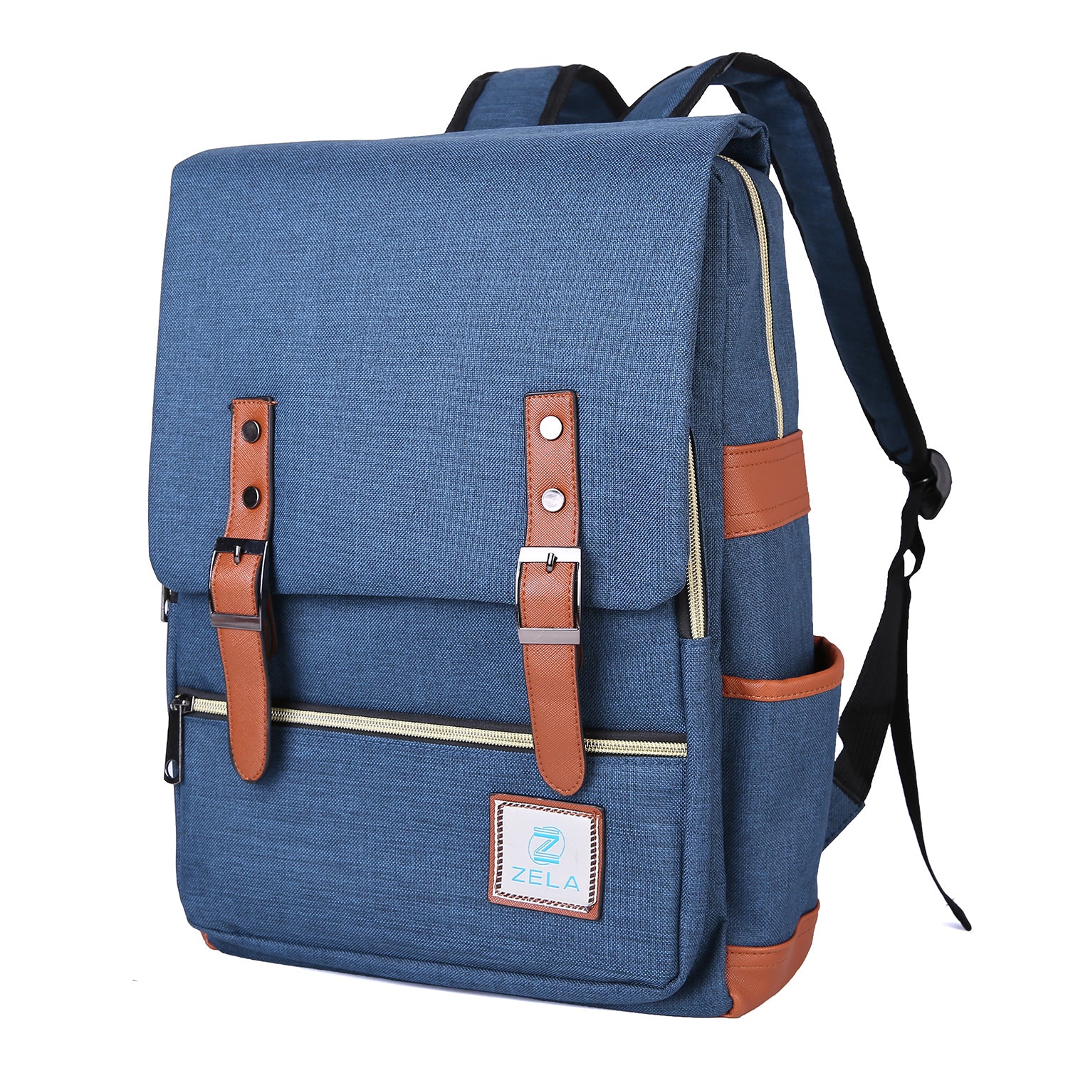 Slim 15-inch Laptop Backpack for School, Dark Blue
