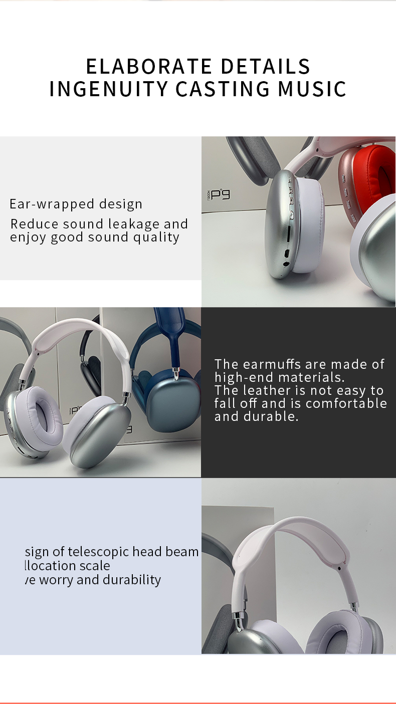 Wireless HiFi Stereo Bluetooth Headphones
